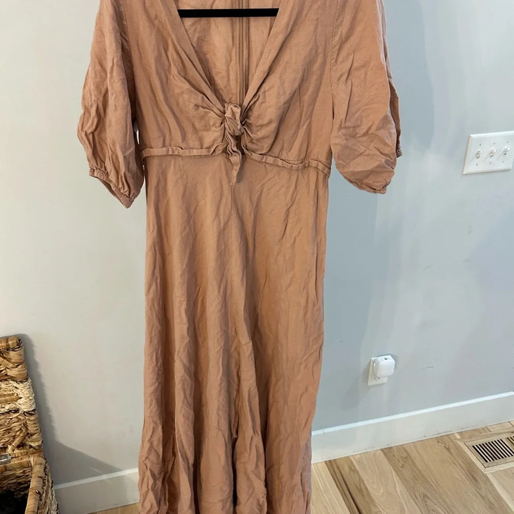 Ripe linen blend dress size medium - Picture 3 of 4